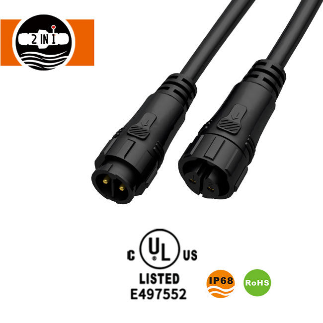 IP68 M19 Vodotesné spájkovacie konektory drôtu