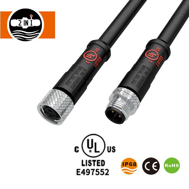 Vodotesný káblový konektor M12 UL